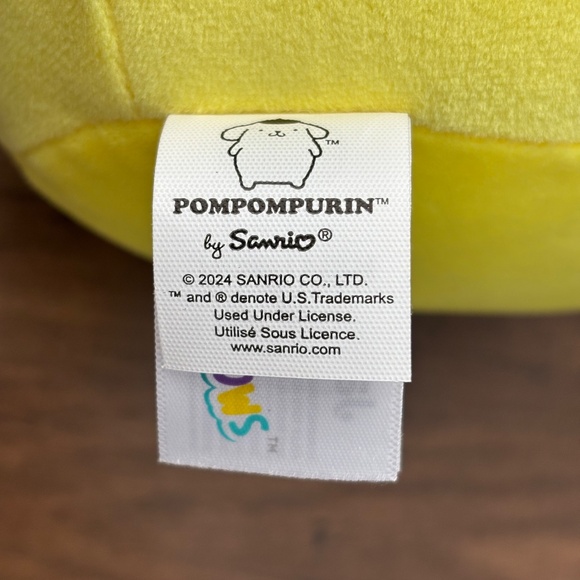 NWT SQUISHMALLOWS Sanrio Hello Kitty Friends POMPOMPURIN Stuffed Dog Plush NEW - Picture 10 of 13